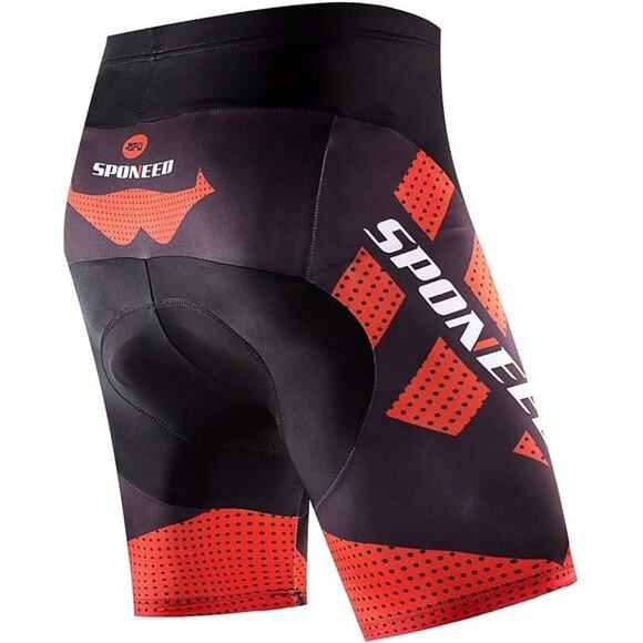 NWT sponeed Men's Cycling Shorts Padded Bicycle Riding Pants 3XL - Picture 3 of 12